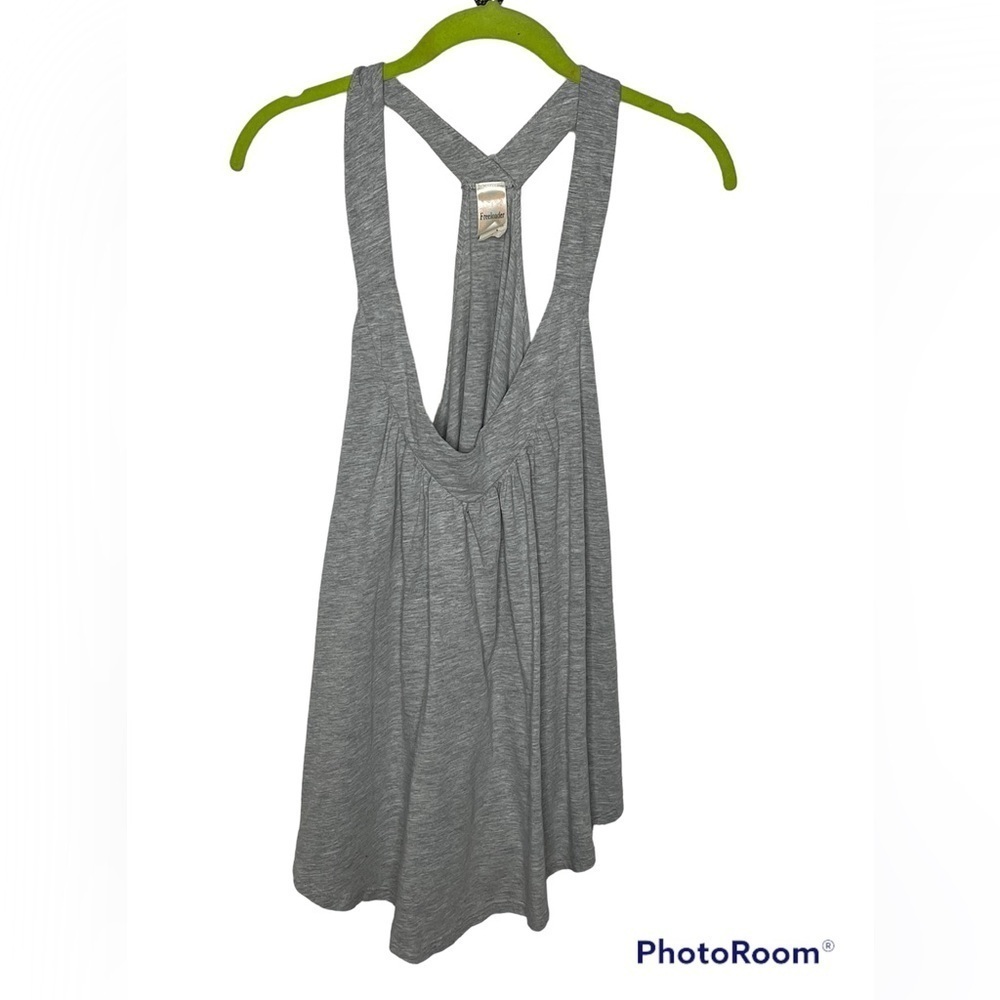 Freeloader Razor Back Gray Tank Top Sz Large